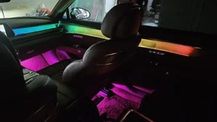 G90 신형 엠비언트 라이트 튜닝~ 국내 최초로 적용한 순정연동으로~ S클래스 처럼 무빙으로 해봅시다!~ / 대전 유성구 학하동