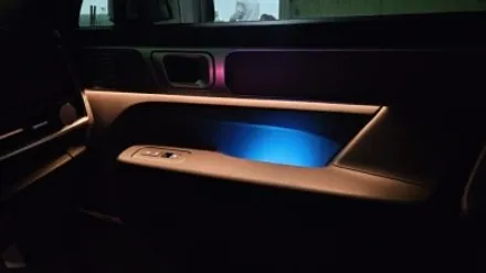 싼타페 MX5 엠비언트 라이트 옵션이 없을땐? 국내 최고 신기술 제품으로 해보시는건 어떨까요? / 대전 유성구 학하동