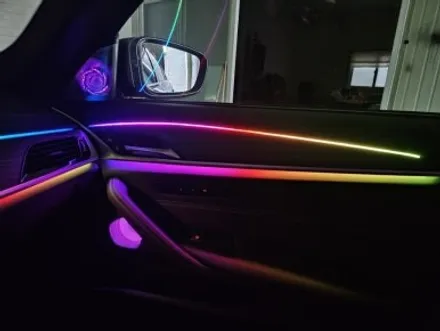 [공지] BMW G30 LCI 5시리즈 순정 엠비언트 라이트보다 더 예쁘게 바꾸는 방법 / 대전 유성구 학하동