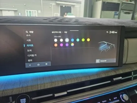 신형 싼타페 풀체인지 엠비언트 라이트 아쉽다면 글로우모션으로 가득 채워보세요 ~ / 대전 유성구 학하동