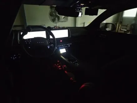 아이오닉6 택시 실내가 너무 어두워서 실내 무드등 엠비언트 라이트 튜닝한 사연 / 대전 유성구 학하동