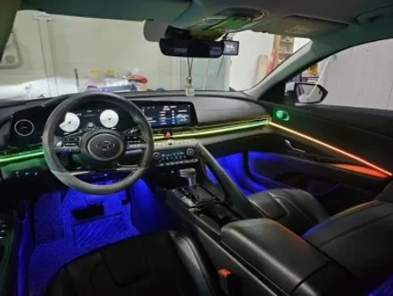 글로우모션 아반떼 CN7 순정 연동 무빙엠비언트가 무엇일까요?? 무빙엠비언트에 대한 모든것! / 대전 유성구 학하동