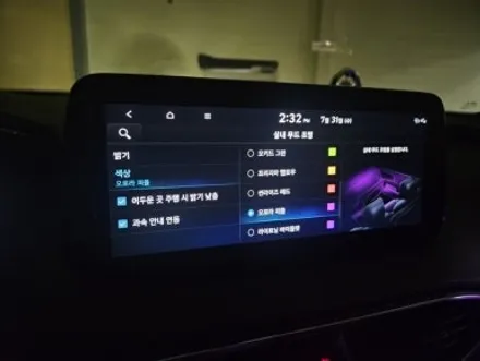 더뉴싼타페 TM 엠비언트 라이트 실내 무드등 튜닝했어요~ / 대전 유성구 학하동