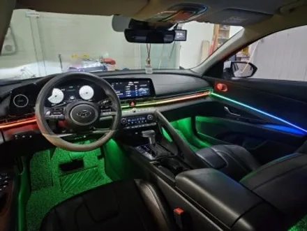 글로우모션 아반떼 CN7 순정 연동 무빙엠비언트가 무엇일까요?? 무빙엠비언트에 대한 모든것! / 대전 유성구 학하동