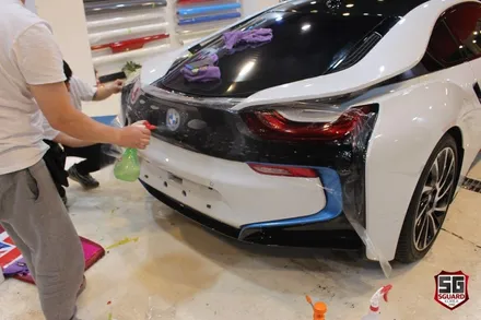 수원랩핑 BMW I8 보호필름 전체시공완료! / 수원 영통구 원천동