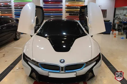 수원랩핑 BMW I8 보호필름 전체시공완료! / 수원 영통구 원천동