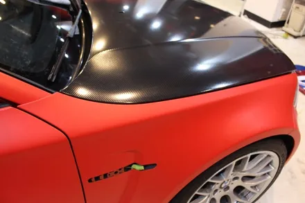 수원랩핑 BMW M1 무광레드로 강렬하게! / 수원 영통구 원천동