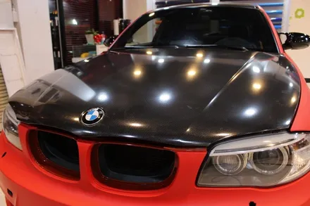 수원랩핑 BMW M1 무광레드로 강렬하게! / 수원 영통구 원천동