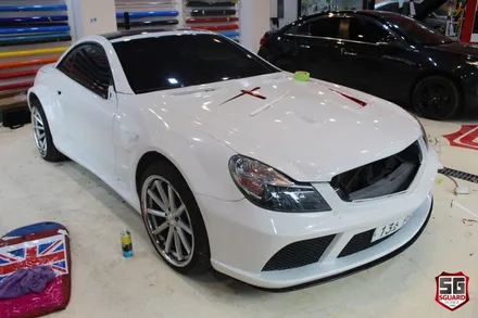 자동차랩핑 벤츠SL63 AMG 시선강탈 제대로! / 수원 영통구 원천동