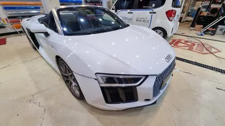 노랑노랑 R8로 컬러체인지!!! 수원랩핑 / / 수원 영통구