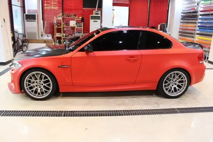 수원랩핑 BMW M1 무광레드로 강렬하게! / 수원 영통구 원천동