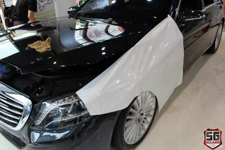 수원랩핑 S350d 전체랩핑 시공기 / 수원 영통구 원천동