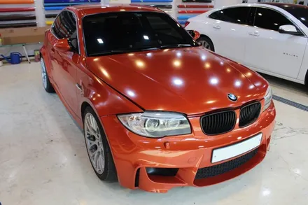 수원랩핑 BMW M1 무광레드로 강렬하게! / 수원 영통구 원천동