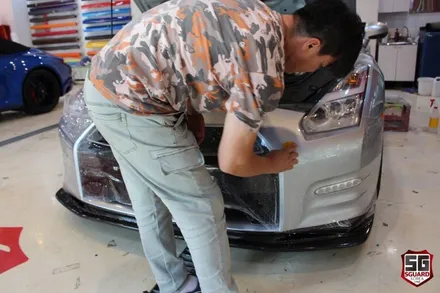 수원랩핑 GTR 앞전체 PPF로 스톤칩 방어완료! / 수원 영통구 원천동