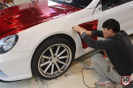 자동차랩핑 벤츠SL63 AMG 시선강탈 제대로! / 수원 영통구 원천동