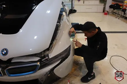 수원랩핑 BMW I8 보호필름 전체시공완료! / 수원 영통구 원천동