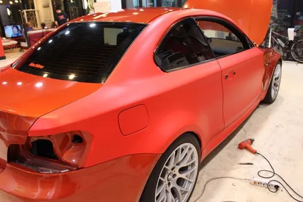 수원랩핑 BMW M1 무광레드로 강렬하게! / 수원 영통구 원천동