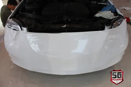 수원랩핑 GLK 실버에서 올화이트로 깔끔하게! / 수원 영통구 원천동