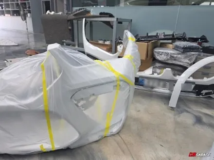 [ BMW X6 ] 차량 프론트부분 X6 M버전으로 범퍼가 교체진행됩니다..^^ 사고로 인한 파손입니다!! 보험처리 수리로 작업을 진행합니다..!!