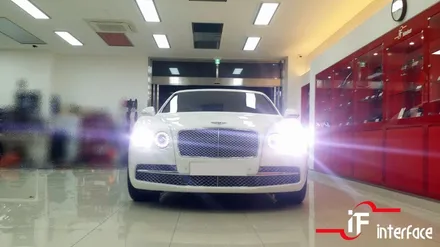 벤틀리 플라잉스퍼에 수입차 네비게이션 시공, 신형바꾸고 목적지 쉽게찾기~!!! / 부산 남구