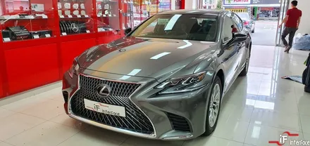 19년식 렉서스 LS500 S9 안드로이드 리어모니터 장착, 수입차 전차종 리어 모니터 장착 전문점 [인터페이스] / 부산 남구