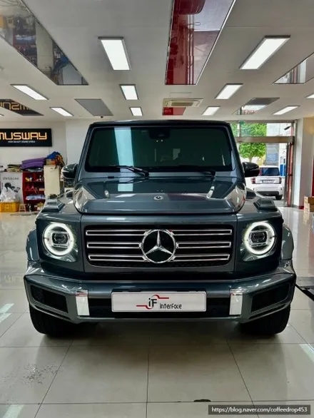 벤츠 지바겐 국룰을 따르라~G400d 송풍구 앰비언트와 MB-100미드 레인지 장착으로 베이스감까지 잡아드립니다. / 부산 남구