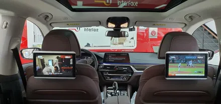 BMW 620d 안드로이드 모니터 S9, 뒷좌석 모니터, 리어모니터 설치, / 부산 남구