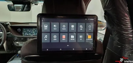 19년식 렉서스 LS500 S9 안드로이드 리어모니터 장착, 수입차 전차종 리어 모니터 장착 전문점 [인터페이스] / 부산 남구