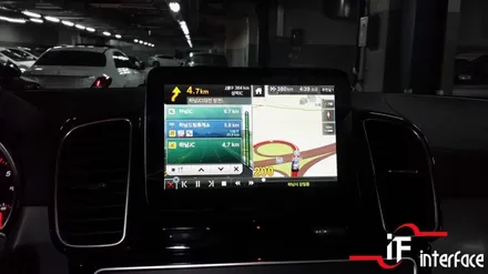 벤츠 GLE350d 쿠페, 나와 패밀리들을 위한 옵션 네비게이션과 리어모니터의 조합 / 부산 남구