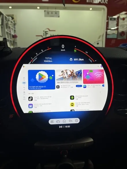 10년식 MINI 안드로이드 올인원, 후방카메라 작업기 / 부산 남구