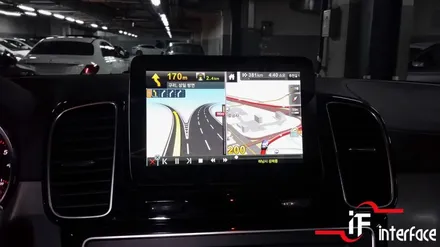 벤츠 GLE350d 쿠페, 나와 패밀리들을 위한 옵션 네비게이션과 리어모니터의 조합 / 부산 남구
