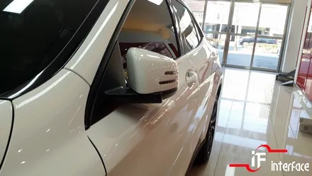 벤츠 GLA250 키레스고 장착, 문잠그고 열때엔 도어캐치에 손만 살짝~!!! / 부산 남구