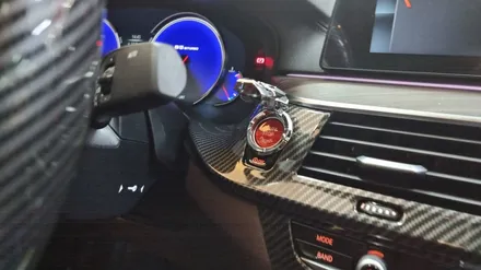bmw 530i g30 회오리트위터 스피커 크리스탈기어봉 느낌이 중요해! / 부산 남구