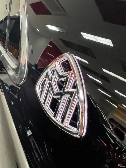 벤츠W223 S580 4D부메스터 LED 엠블럼 도어라이트 카오디오튜닝으로 더욱더 마이바흐의 품격이 올라갑니다. / 부산 남구