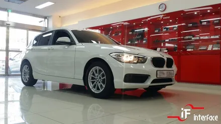 BMW 118d 네비매립하고 와이드미러 교체하니 안전하게 길찾아가죠! / 부산 남구