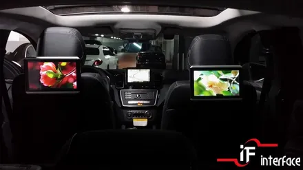 벤츠 GLE350d 쿠페, 나와 패밀리들을 위한 옵션 네비게이션과 리어모니터의 조합 / 부산 남구