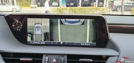 18년식 렉서스 ES300h전용 360도 어라운드뷰, 수입차 전차종 어라운드뷰 인스톨, 렉서스 어라운드뷰 개조[인터페이스] / 부산 남구