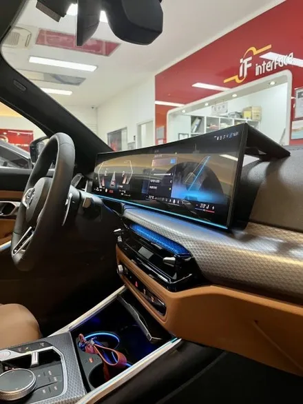 BMW320i 25년형 빈곳을 찾아서 앰비언트작업-컵홀더, 센터페시아, 모니터라인 / 부산 남구