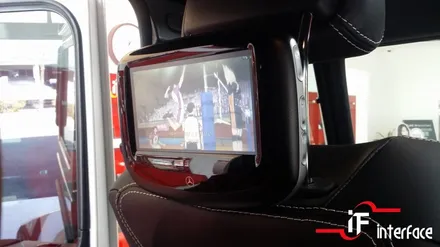 벤츠 G500 지바겐 네비게이션, 미러링 이모든걸 리어모니터와 연동시켜볼게요^^ / 부산 남구