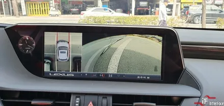 18년식 렉서스 ES300h전용 360도 어라운드뷰, 수입차 전차종 어라운드뷰 인스톨, 렉서스 어라운드뷰 개조[인터페이스] / 부산 남구