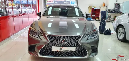 19년식 렉서스 LS500 S9 안드로이드 리어모니터 장착, 수입차 전차종 리어 모니터 장착 전문점 [인터페이스] / 부산 남구