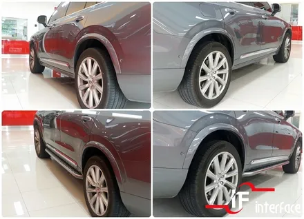 볼보 XC90 네비게이션 블랙박스 사이드스텝, 꼭 필요한것들이죠~!!! / 부산 남구