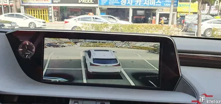 18년식 렉서스 ES300h전용 360도 어라운드뷰, 수입차 전차종 어라운드뷰 인스톨, 렉서스 어라운드뷰 개조[인터페이스] / 부산 남구