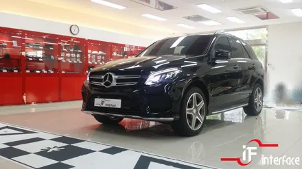 벤츠 GLE350d 중형SUV의 어라운드뷰 활용법과 열맞춰 주차하기 성공~!!! / 부산 남구