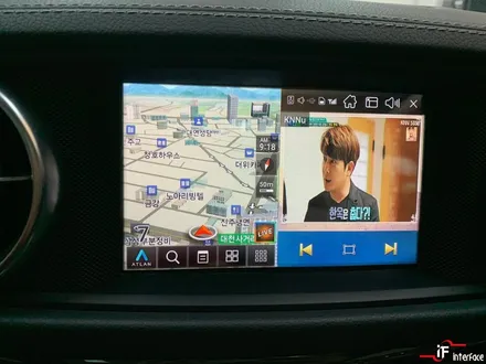벤츠 SL63 네비게이션 매립, 수입차 네비게이션 매립 전문 [인터페이스] / 부산 남구