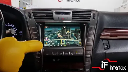 렉서스 LS460 네비게이션 시공후 편안한 맏형으로 변신~!!! / 부산 남구