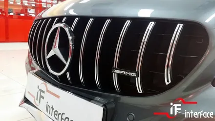 벤츠 C43 AMG 사고로 파손된 그릴수리 세로그릴 GT스럽게~ / 부산 남구