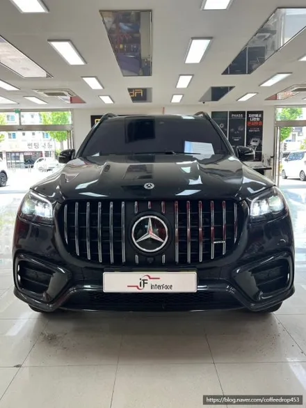 2024 벤츠 더 뉴 신형 GLS 페이스리프트 450d 가로에서 세로본능으로 그릴 교체하다 / 부산 남구