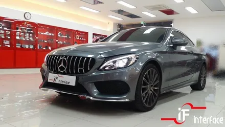 벤츠 C43 AMG 사고로 파손된 그릴수리 세로그릴 GT스럽게~ / 부산 남구