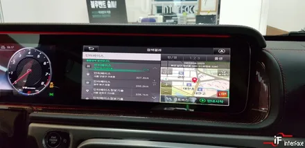특종! 2019 벤츠 G63 AMG 북미 직수입차 네비매립, 직수입차 네비매립 전문 업체 [인터페이스] / 부산 남구